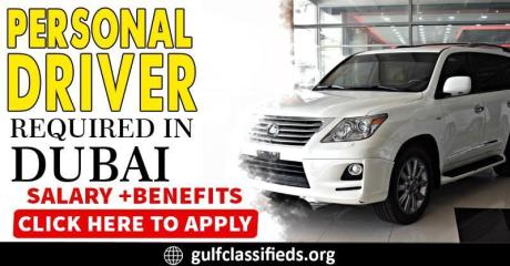 PERSONAL DRIVER REQUIRED IN DUBAI