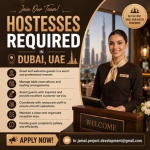 Hostesses Required in Dubai