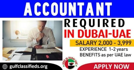 ACCOUNTANT REQUIRED IN DUBAI