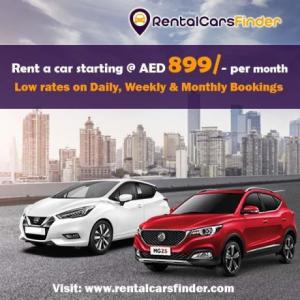 Rent a Car Dubai Starting AED 899/- Per Month