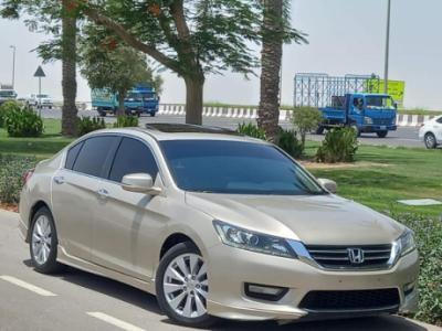 HONDA ACCORD 2014 MODEL FULL OPTION GCC LOW KM 145000 BANK FINANCE AVAILABLE