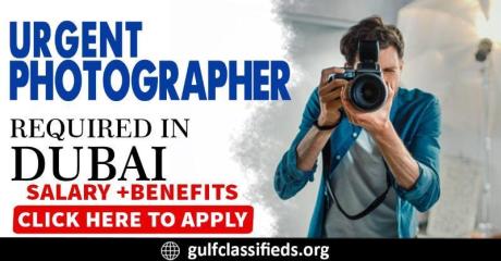 URGENT PHOTOGRAPHER REQUIRED IN DUBAI