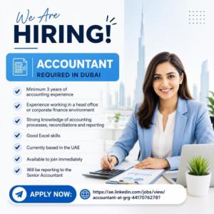 Accountant Required in Dubai