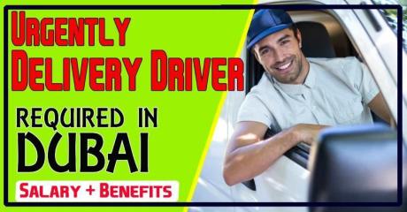 Urgently Delivery Driver Required in Dubai