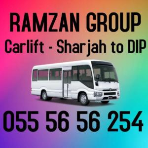Carlift / Pick & Drop Service / Sharjah to DIP,Motor City,JVC,Studio City,Jebel Ali