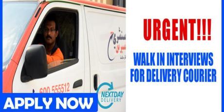 URGENT WALK INTERVIEWS DELIVERY DRIVER