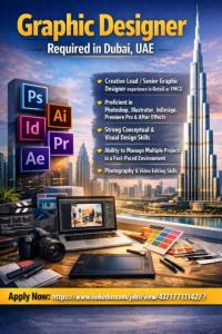 Graphic Designer Required in Dubai