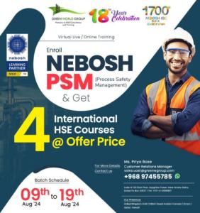 NEBOSH PSM Course is a Game Changer for Your Career in Oman