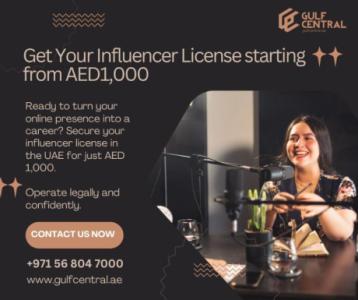 Influencer Trade License For Sale