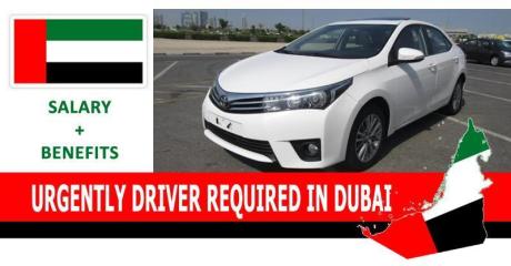 URGENTLY DRIVER REQUIRED IN DUBAI