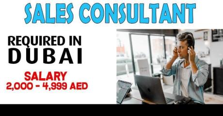 Sales Consultant Required in Dubai
