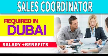 Sales Coordinator - EMEA Required in Dubai