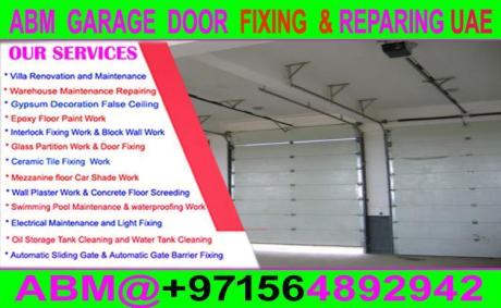 Rolling Shutter Gate Motor Installation Ajman Sharjah Dubai Rak Automatic Garage Door Fixing and Mai