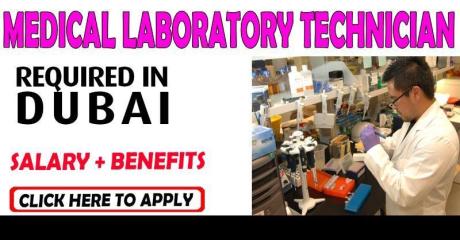 Medical Laboratory Technician Required in Dubai
