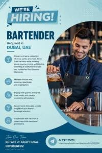 Bartender Required in Dubai