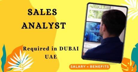 Sales Analyst Required in Dubai
