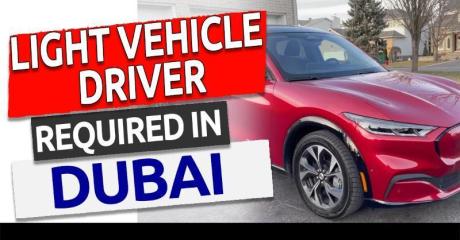 Light Vehicle Driver Required in Dubai