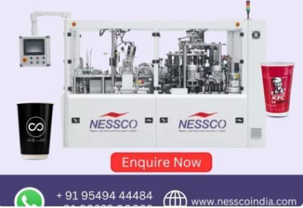 Eco-Friendly Automatic Paper Cup Machine In UAE