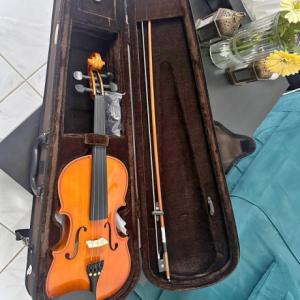 Violin with case