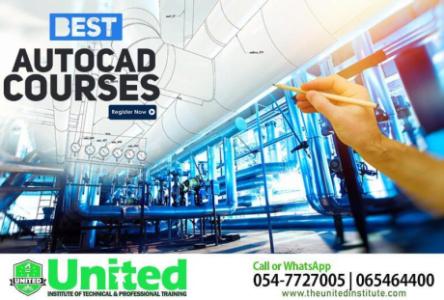 AutoCAD @800 Grab this offer with United Institute Call us 0547899234.