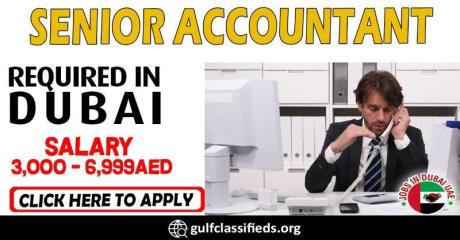 SENIOR ACCOUNTANT REQUIRED IN DUBAI