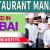 Restaurant Manager Required in Dubai