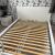 ikea White Malm bed with high quality ikea mattress.