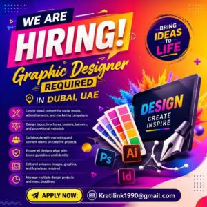 Graphic Designer Required in Dubai