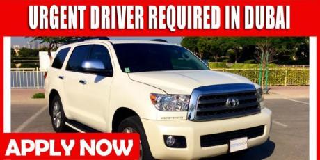 URGENT DRIVER REQUIRED IN DUBAI
