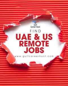 14x NEW Jobs Posted for UAE Onsite and US REMOTE location