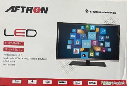 Aftron Smart Led Tv And Reciever With Its Remote Control. - UAE