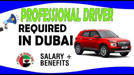 Professional Driver Required in Dubai