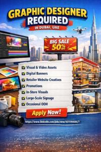 Graphic Designer Required in Dubai