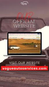 Range Rover and Porsche services workshop in Sharjah