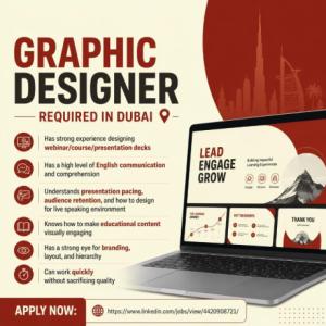 Graphic Designer Required in Dubai