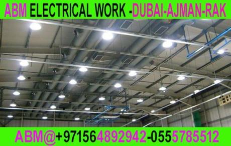 Warehouse Light fixing contractor in Ajman Dubai Sharjah