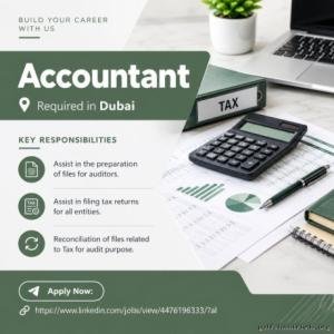 Accountant Required in Dubai