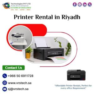 Why Buy? Rent a Printer in Riyadh with Flexible Options