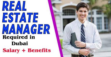 Real Estate Manager Required in Dubai