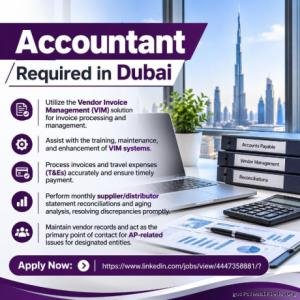 Accountant Required in Dubai