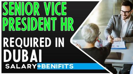 Senior Vice President Human Resources Required in Dubai