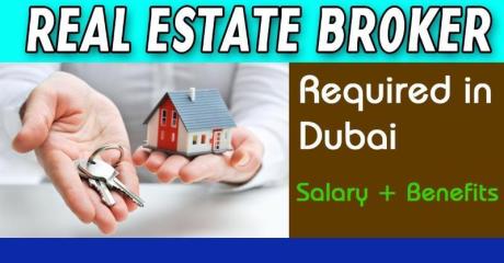 Real Estate Broker Required in Dubai