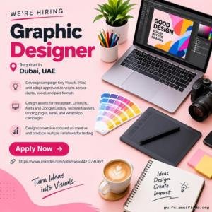 Graphic Designer Required in Dubai