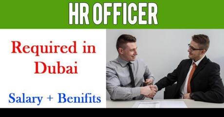 Human Resources Officer Required in Dubai