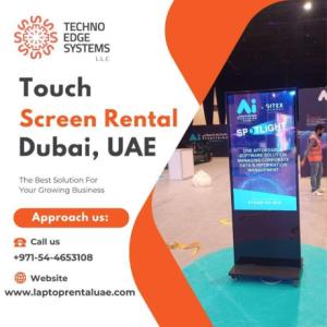Where to Hire Touch Screens for Events in Dubai?