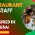 Restaurant Staff Required in Dubai