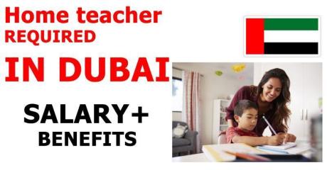 Home teacher REQUIRED IN DUBAI