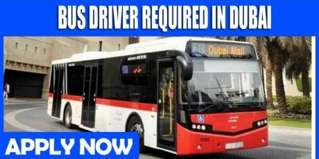 BUS DRIVER REQUIRED IN DUBAI