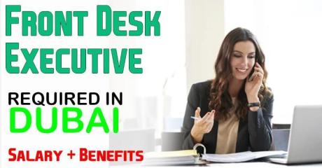 Front Desk Executive Required in Dubai