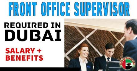 Front Office Supervisor Required in Dubai